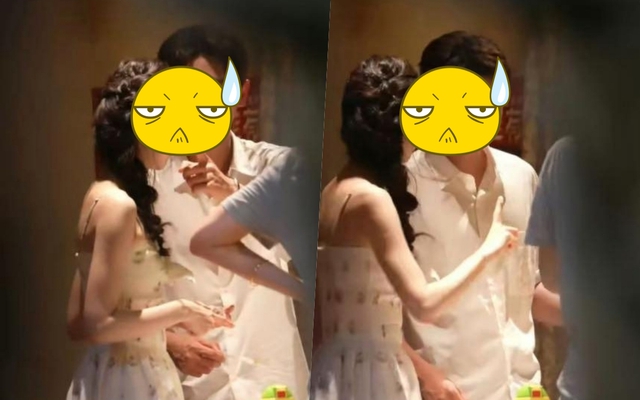 Tóm dính cặp đôi ngôn tình thân mật giữa nơi đông người: Bôi kem lên mũi nhau, cả MXH điên tiết ném đá