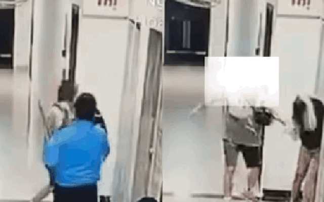 VIDEO: Một phụ nữ bị người đàn ông đánh túi bụi vào đầu, mặt khi chờ thang máy