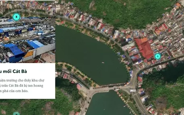 Giải pháp theo dõi và đánh giá hậu quả thiên tai bằng dữ liệu ảnh vệ tinh từ GEOHUB