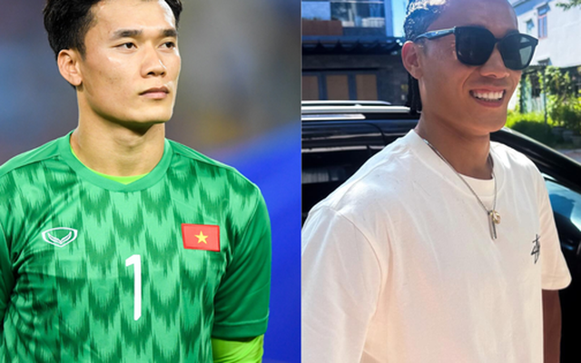 Dụi mắt không nhận ra thủ môn Bùi Tiến Dũng, sao khác lạ thế này!