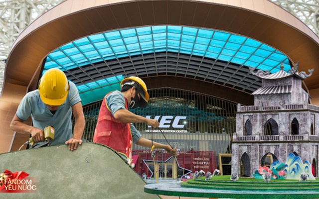 “Mục sở thị” nơi diễn ra triển lãm đặc biệt mừng Quốc khánh: Không gian hoành tráng nhất Việt Nam đang tất bật hoàn thiện trước giờ G