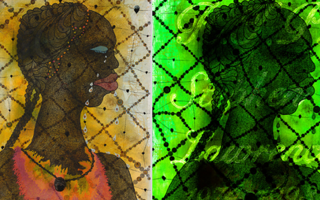 Đặt bức tranh vẽ người phụ nữ khóc huyền thoại vào phòng tối, phát hiện thông điệp bí mật đau lòng