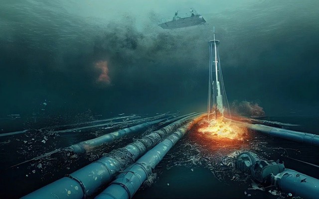 100kg thuốc nổ đánh vỡ 3 đường ống Nord Stream