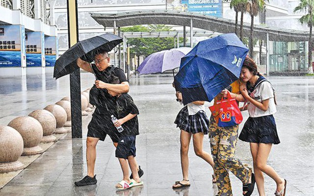 Bão Kajiki (bão số 5) gây mưa lớn, gió mạnh ở nhiều khu vực Trung Quốc