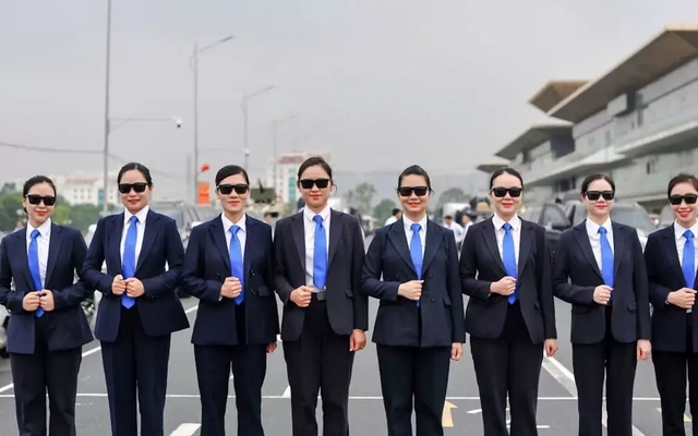 Đội hình nữ 'đặc vụ' làm nhiệm vụ bảo vệ an ninh, an toàn tuyệt đối Đại lễ 2/9