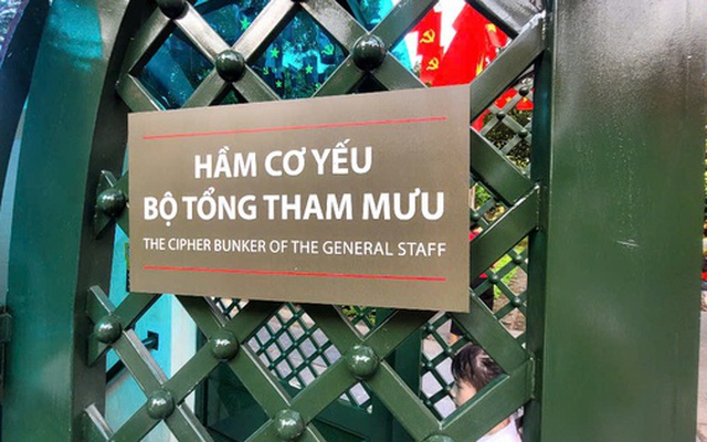 "Căn hầm tuyệt mật" của Bộ Tổng Tham mưu dưới lòng đất Hoàng Thành Thăng Long