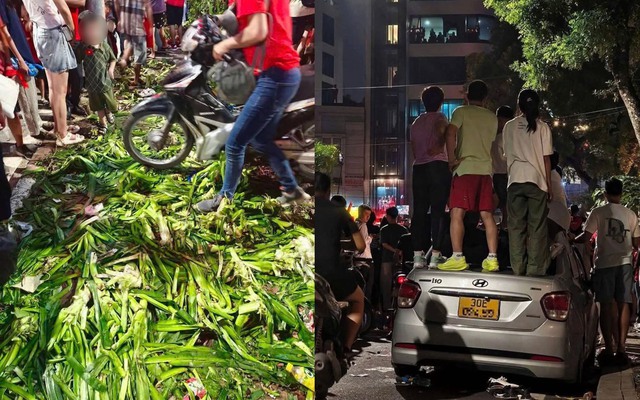 Người dân vượt rào bảo vệ, dẫm nát cây khi đi xem hợp luyện diễu binh: Công an Hà Nội khuyến cáo