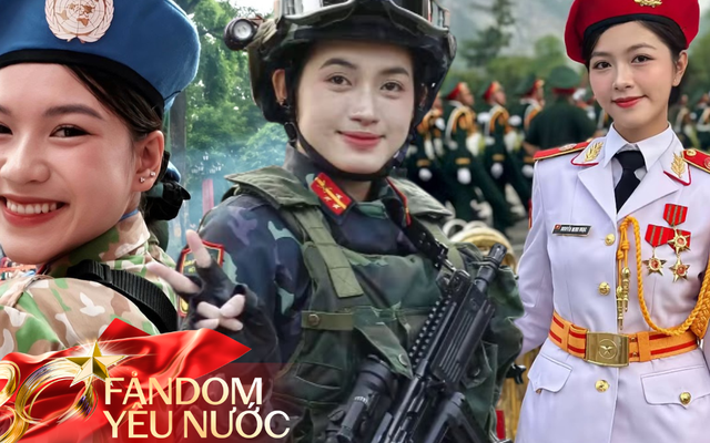 10 nữ quân nhân Việt Nam chỉ cần nở nụ cười là khuynh đảo mạng xã hội