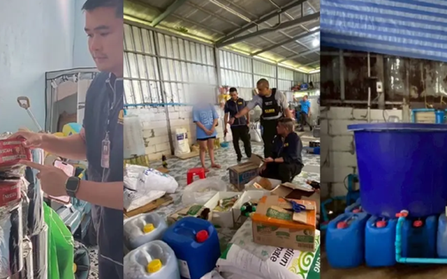 Một trung tướng chỉ huy cuộc đột kích, tóm gọn đường dây sản xuất nước tương, cà phê giả quy mô lớn, tịch thu hơn 75.000 sản phẩm sắp tung ra thị trường