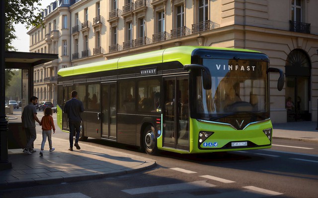 Tỷ phú Phạm Nhật Vượng mang một dòng phương tiện chạy đầy đường Việt Nam tới đóng góp vào công cuộc chuyển đổi xanh ở châu Âu