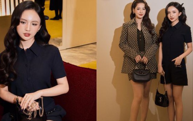 Con gái "nữ hoàng wushu" Thuý Hiền mới debut đã sánh vai Chi Pu dự sự kiện xa xỉ, màn đọ sắc gây chú ý