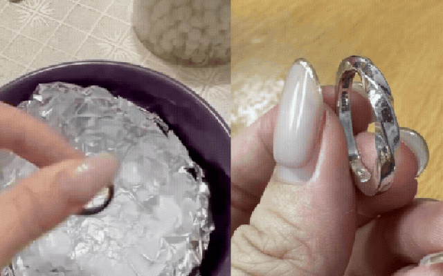 Mẹo đánh bóng trang sức xỉn màu chỉ 1 bước: Cô gái thử xong phải quay clip khoe vì quá bất ngờ