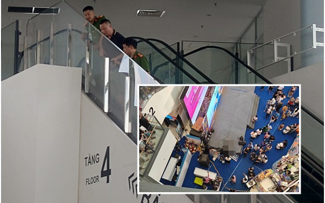 Không khí tại TTTM Aeon Mall Long Biên sau vụ người đàn ông rơi từ tầng 4, nhân chứng nói gì?