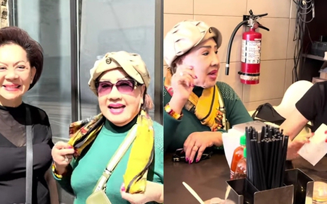 NSND Lệ Thủy thăm nữ danh ca chồng mất, mở nhà hàng mặt tiền trung tâm Canada