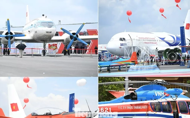 Lần đầu tái xuất 4 máy bay chở khách mang dấu ấn lịch sử của Việt Nam