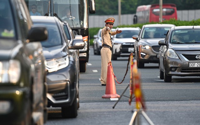 Cục CSGT thông báo phân luồng cho hàng loạt tuyến cửa ngõ Thủ đô trong các ngày 1/9 và 2/9