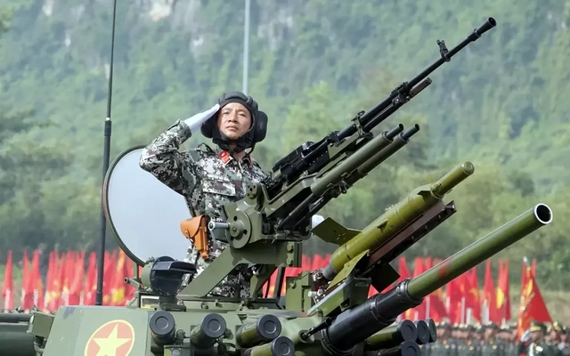 Quân đội, Công an và dàn khí tài hiện đại tổng hợp luyện lần hai tại TB4