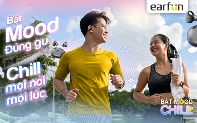Bật Mood Chill cùng Earfun Clip: Thiết kế mở, không nhét vào tai, Bluetooth 6.0
