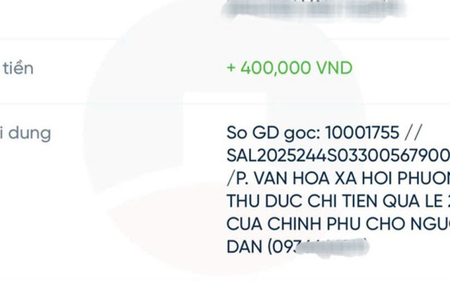 Nhiều ngân hàng chi trả hơn 1.100 tỉ đồng quà tặng 100.000 đồng cho người dân