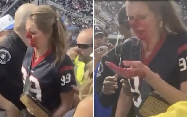 Sốc: Fan nữ bị đấm, mặt bê bết máu rời khán đài, cảnh tượng kinh hoàng lan truyền khắp MXH