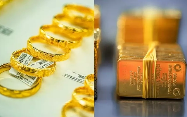 Giá vàng đồng loạt giảm rất mạnh