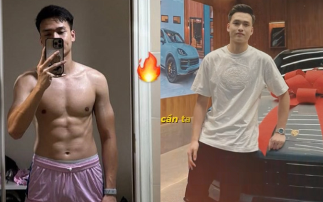 Trai đẹp 8 múi ĐT Việt Nam lái Porsche, tặng nhà, xe cho bố mẹ, 26 tuổi tài sản bạc tỷ và... vẫn độc thân