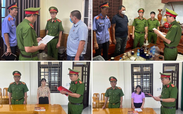 Khám xét nơi ở của Giám đốc Trần Chính Phong và kế toán Trương Thị Thúy Diệu