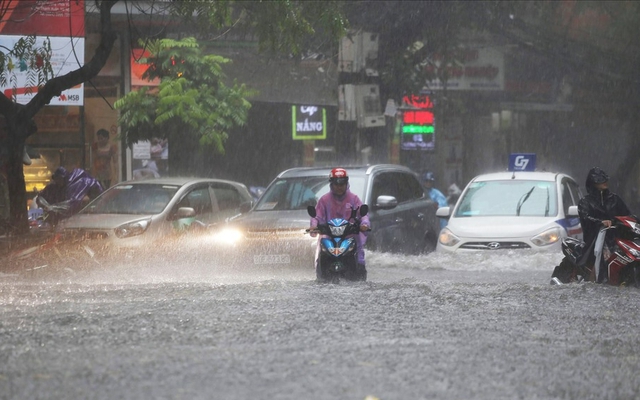 Ngày mai, Hà Nội và nhiều nơi tại Bắc Bộ có mưa to