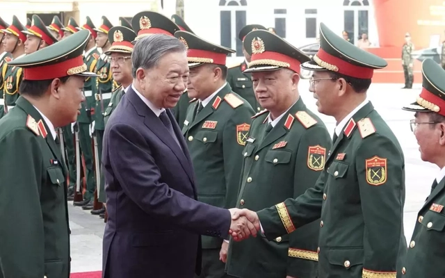 Tổng Bí thư Tô Lâm dự sự kiện đặc biệt ngành quân giới Việt Nam