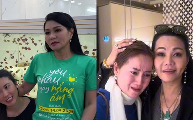 Nữ NSƯT từ Mỹ về bật khóc trước 1 câu của con nuôi Vũ Linh