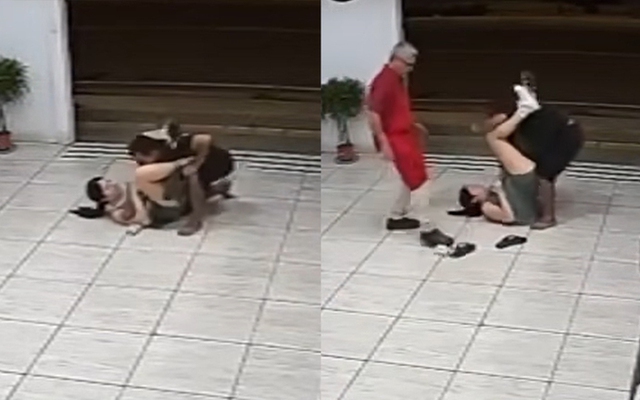 Cận cảnh cô gái không biết võ bất ngờ tung đòn MMA quật ngã tên cướp