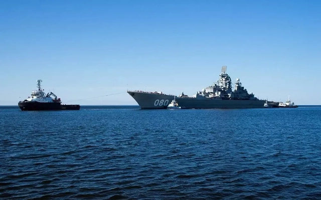 Tuần dương hạm Đô đốc Nakhimov hoàn thành bài thử nghiệm đầu tiên trên biển