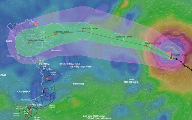 Bão Ragasa tăng lên cấp siêu bão, gió giật tới 230km/h: 7 đài quốc tế dự báo sẽ đổ bộ vào Việt Nam