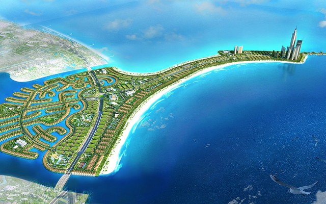 DA Cần Giờ 3 mặt giáp biển của Vingroup: Đầu tư 3.200 tỷ đồng xây luồng tạm dài 29.000m để chuyển nguyên vật liệu, tàu 22.000 tấn và tàu 5.000 tấn  có thể chạy cùng lúc