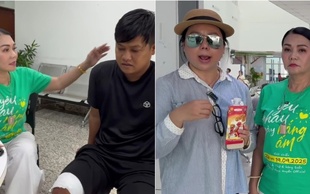 Nữ NSƯT từ Mỹ về bỏ 12 triệu giúp hai bé bỏng nặng, nói rõ một việc