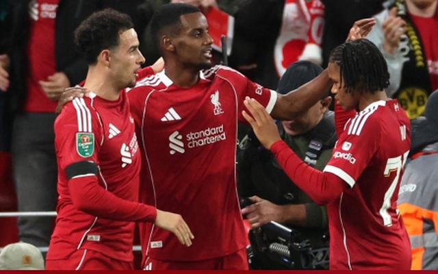 Tiền đạo giá 4.500 tỷ đồng ghi bàn, Liverpool vất vả thắng đội hạng dưới