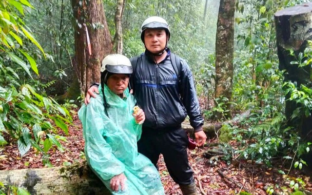 Tìm được cụ ông 78 tuổi sau 6 ngày lạc trong rừng sâu ở Lâm Đồng