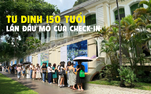 Tư dinh 150 tuổi lần đầu mở cửa để người dân vào check-in: Biểu tượng kiến trúc Đông Dương, dân tình nô nức dậy từ 5 giờ sáng xếp hàng