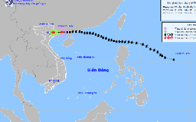 Tin áp thấp nhiệt đới khẩn cấp: Từ chiều nay, miền Bắc mưa to đến rất to