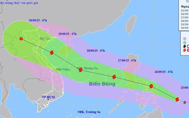 CẬP NHẬT: BÃO BUALOI - BÃO SỐ 10 mạnh CẤP 12-13, giật CẤP 16 hướng vào Bắc Bộ - Bắc Trung Bộ