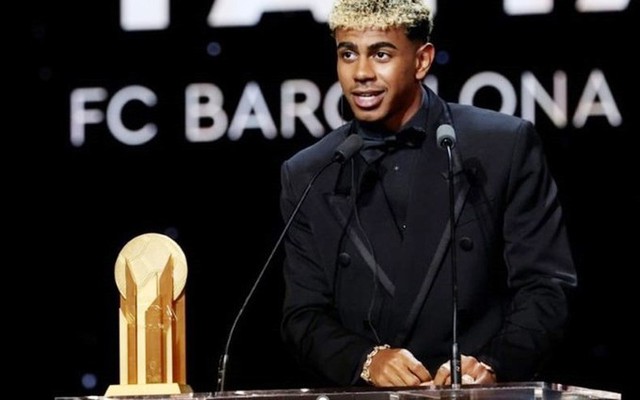 Lamine Yamal vượt mặt Mbappe để giành 'Quả bóng Vàng' của CIES