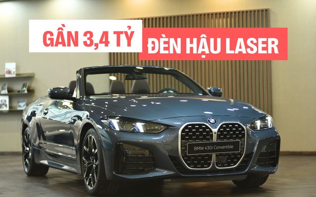 BMW 4 Series 2025 về đại lý: Giá từ gần 3,4 tỷ đồng cho bản mui trần, lần đầu có ADAS, giao diện đèn gây chú ý