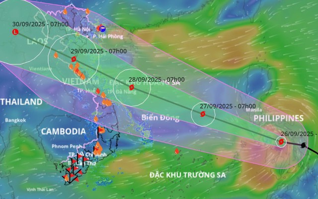 Tin mới nhất về bão Bualoi: Đi nhanh gấp đôi bình thường, sẽ đổ bộ vào nước ta gây mưa rất to