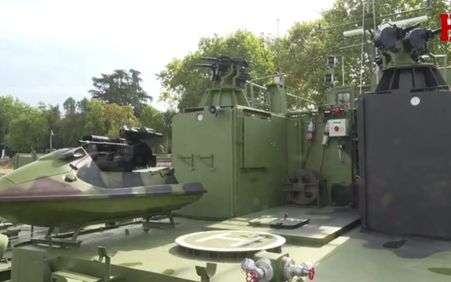 Tàu sông được trang bị xuồng không người lái và tích hợp khả năng chống UAV