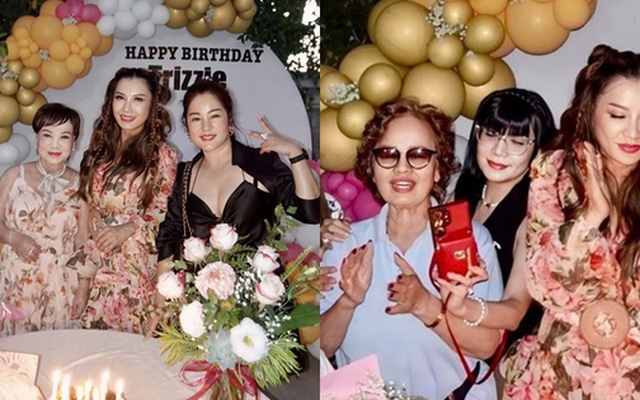 Vợ cũ Bằng Kiều trẻ như 30 trong sinh nhật 59 tuổi, mẹ chồng cũ 85 tuổi diện mạo khác lạ