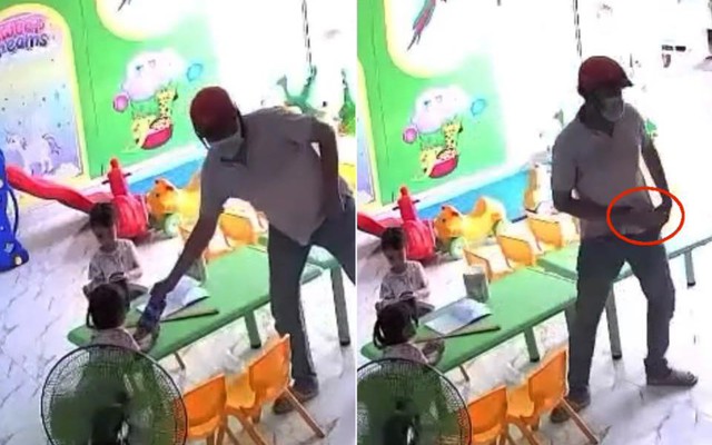 2 góc camera vụ người đàn ông giật điện thoại của bé 3 tuổi: Sau vài giờ đã bị bắt