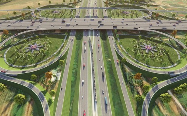 Khởi công cao tốc dài 113 km thuộc Vành đai 4 - Vùng Thủ đô trị giá hơn 56.293 tỉ đồng