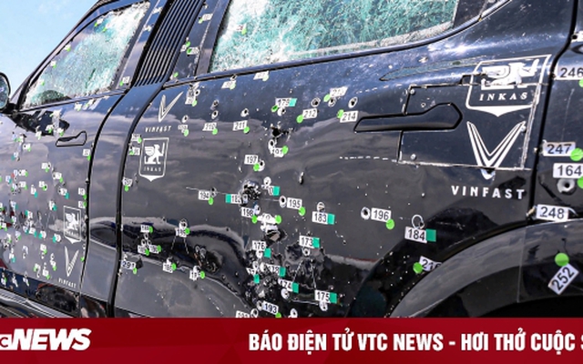 Xe Việt lần đầu đạt chuẩn VPAM VR7, thách thức 440 viên đạn và mìn nổ