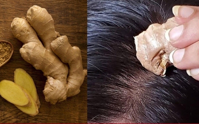 Cách gội đầu bằng nước gừng giúp giảm rụng tóc
