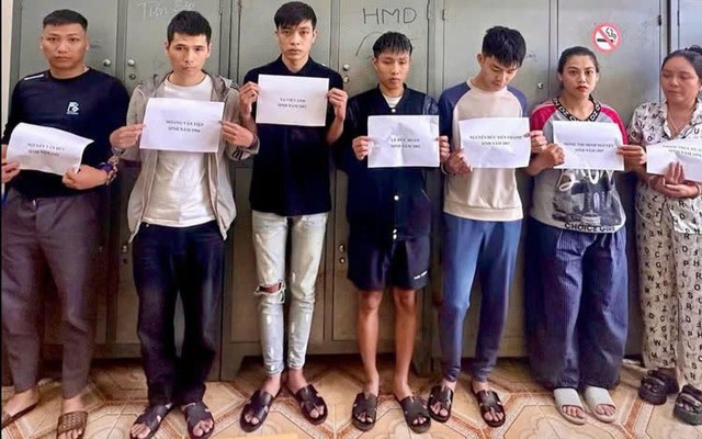 Tạm giữ hình sự Anh "khàn” và 6 đối tượng liên quan